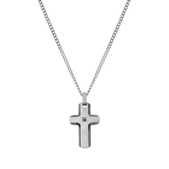 Collana Nomination Uomo Strong in Acciaio Diamante 028344/004 - 028344/004